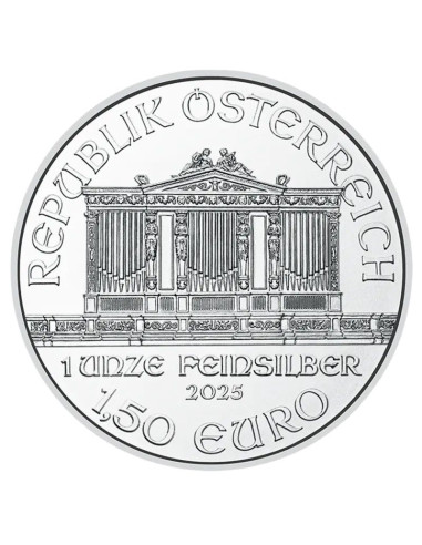 Moneda de Plata 1 oz Filarmónica de Viena 2025 | Austrian Mint