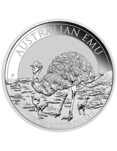 Moneda de Plata 1 oz Australian Emu 2023 | Perth Mint