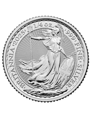 Moneda de Plata 1/4 oz Britannia Carlos III | 2025 | The Royal Mint