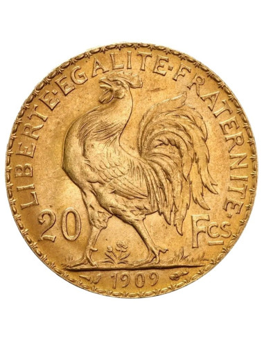 Moneda de Oro 20 Francos Marianne Gallo 1899-1914 | Oro puro 21.6 quilates | Francia