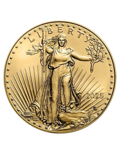 Moneda de Oro American Eagle 1/2 oz 2025 | Oro de 22 quilates | Inversión segura USA