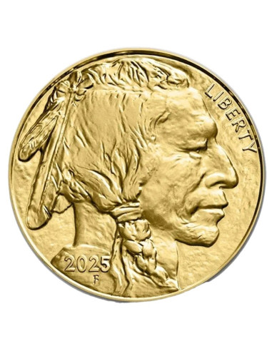 Moneda de Oro American Buffalo 1 oz 2025 | Oro puro 24 quilates | Inversión premium USA