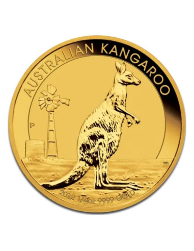 Moneda de Oro 1/4 oz Nugget Canguro Años Diversos | Oro Puro 999.9 | Perth Mint