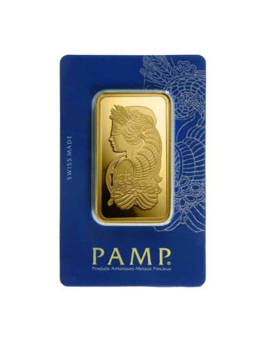 100g Lingote de Oro | PAMP Fortuna Suiza | Oro 999.9