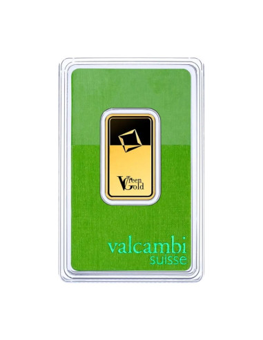 20g Lingote de Oro | Valcambi | Green Gold