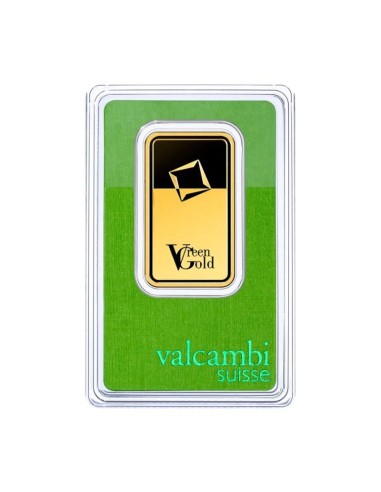 1 oz Lingote de Oro | Valcambi Green Gold