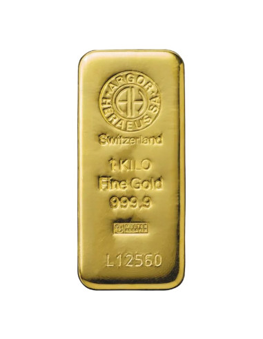1 Kilo Lingote de Oro | Argor-Heraeus