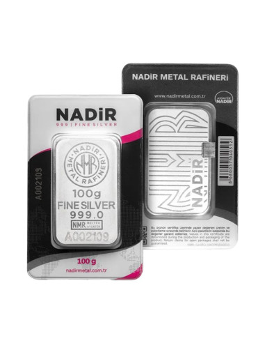 100g Plata | Nadir | Acuñado 999