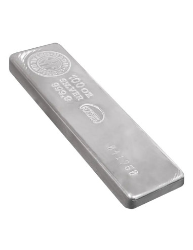 100 oz Lingote Plata | Nadir Metal
