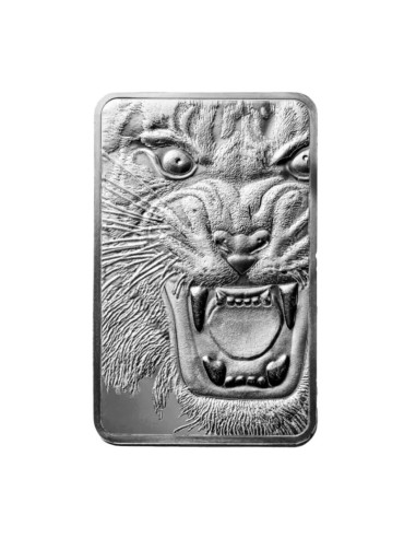 10 oz Lingote Plata | Tigre Real de Bengala | PAMP